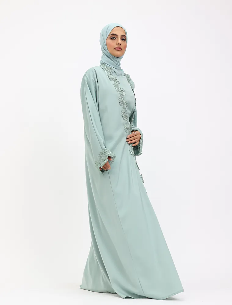 Sage 2 Piece Amara Abaya